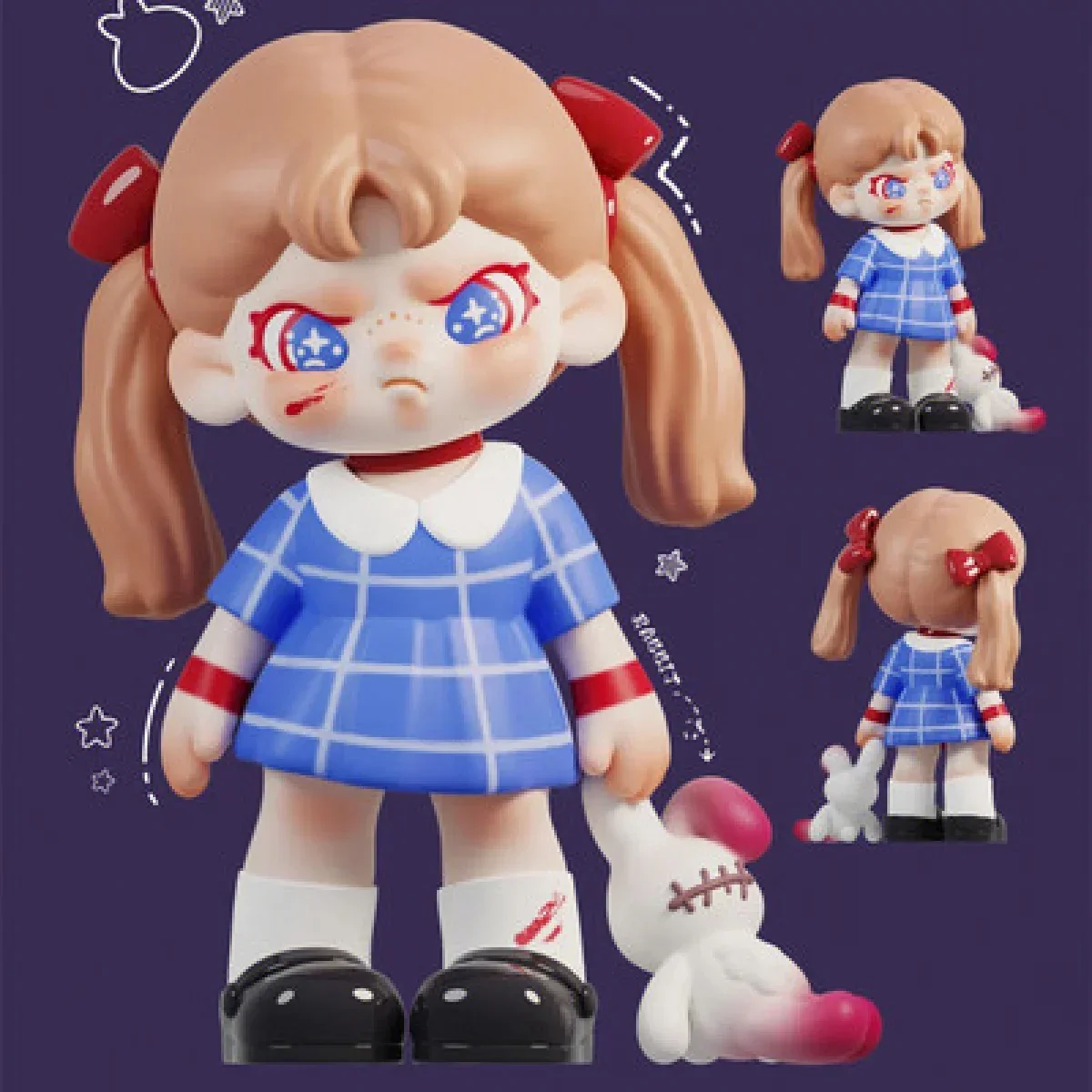 Фото Коллекционные фигурки DORA Keep Strangers Away Series 2: Кавайные аниме-фигурки, игрушки-сюрпризы, подарки для девочек №5