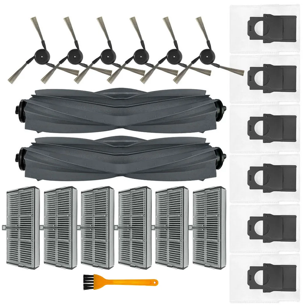 

Для Dreame X40Ultra/X40Ultra Complete/L40Ultra Hepa фильтры мешки для пыли основная щетка боковые щетки тряпка для швабры