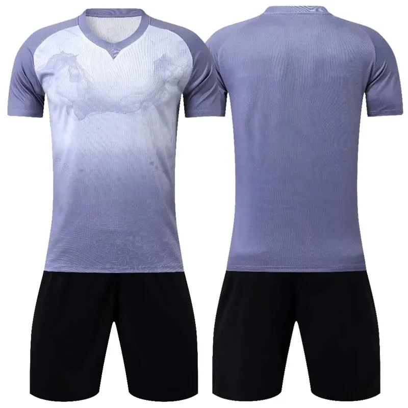 Summer New Football Training Uniforms Youth Jerseys Men Quick Drying T-Shirts Receive Haute Couture Football Training Uniforms