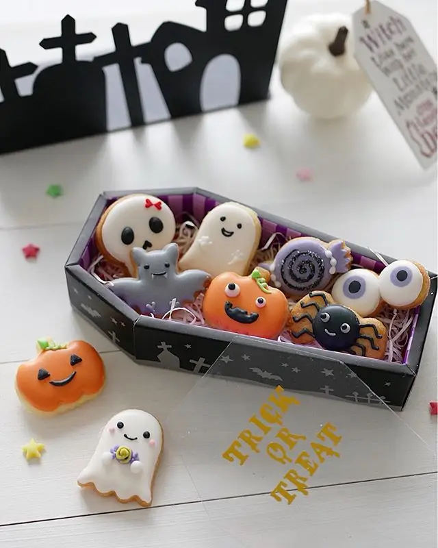 Счастливого Хэллоуина мини кольцо печенье Форма мультфильм помадка торт резак DIY