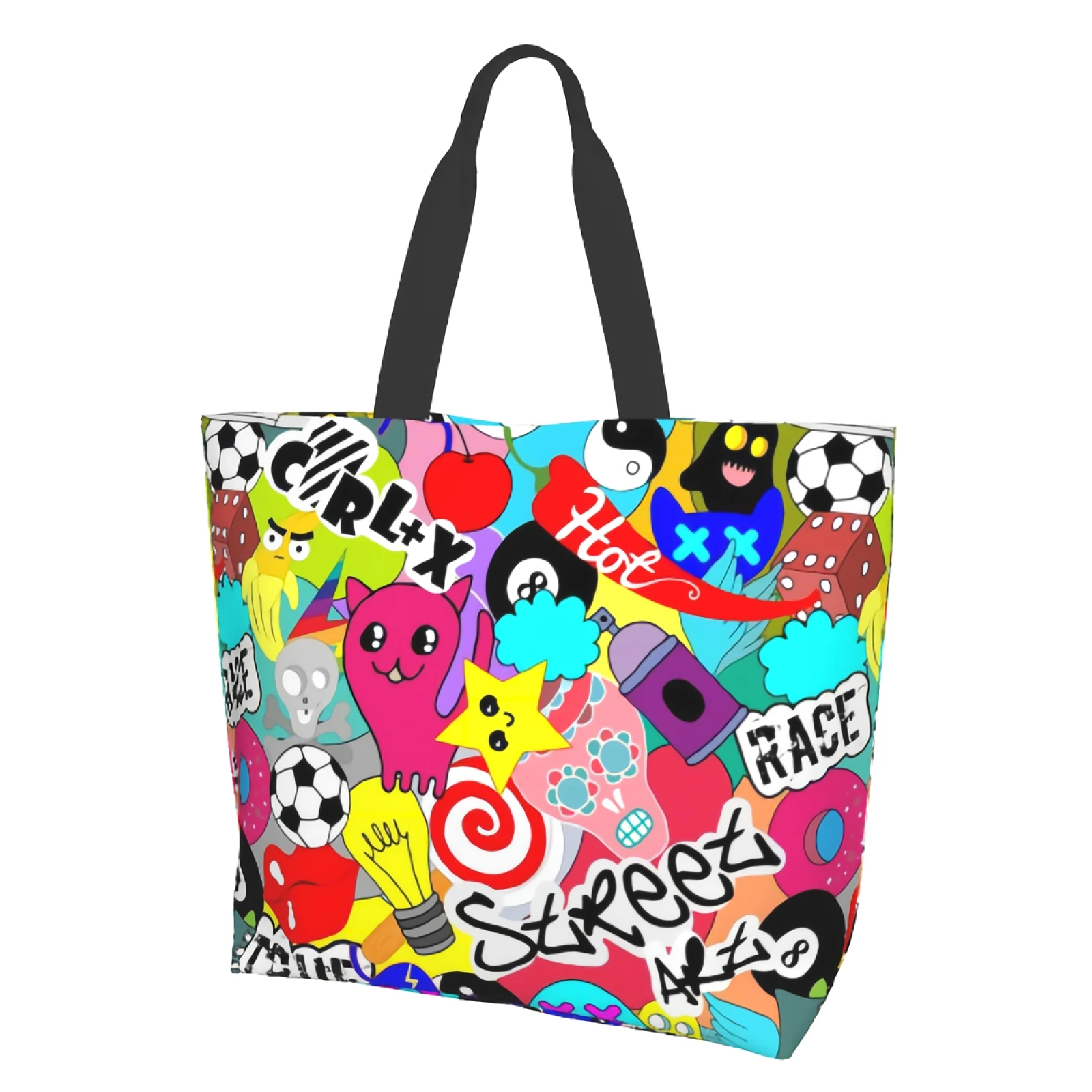 

Женская Холщовая Сумка-тоут в стиле ретро