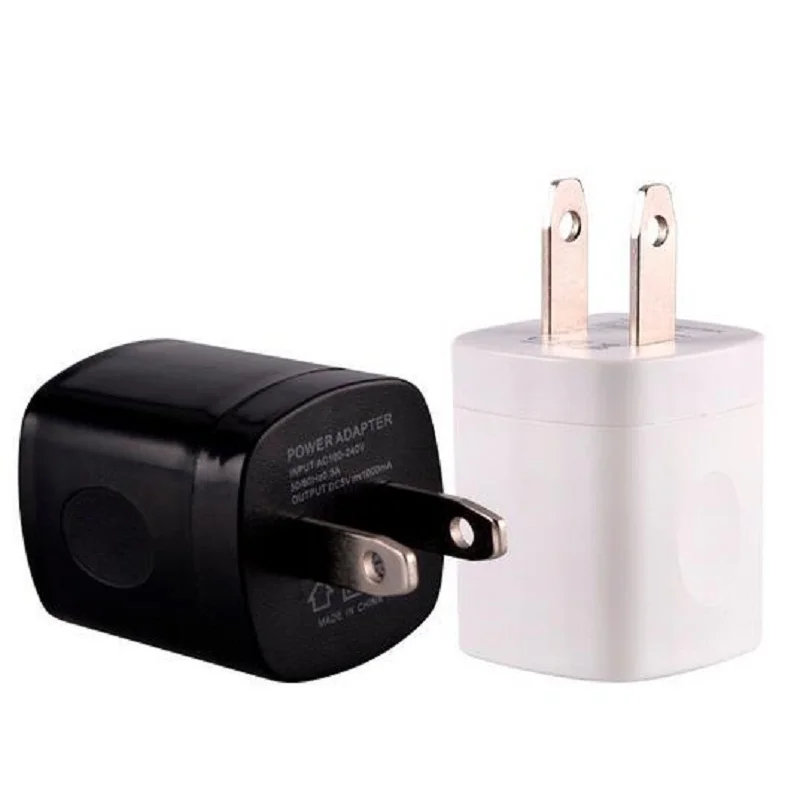 

1000pcs/lot AAAAA quality white/Black 5V 1A US Ac home wall charger power adapter for samsung for iphone 5 6 7 plus