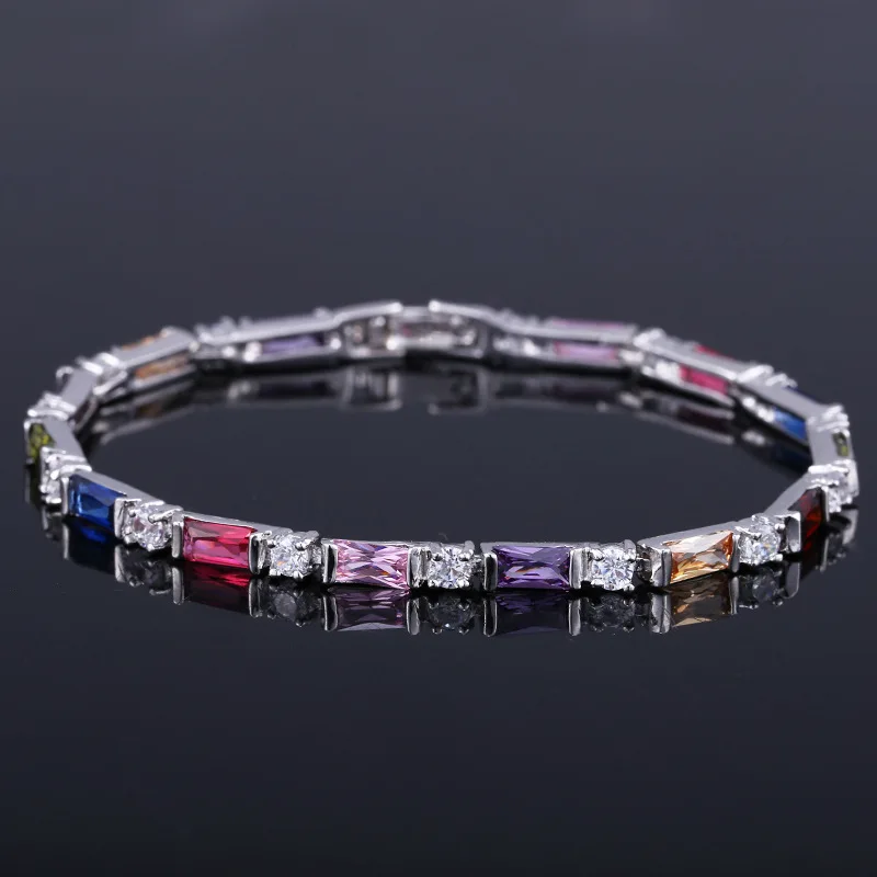 

Bracelet Fashion Cubic Zirconia Crystal Pave Charm Women Bracelets Bangles