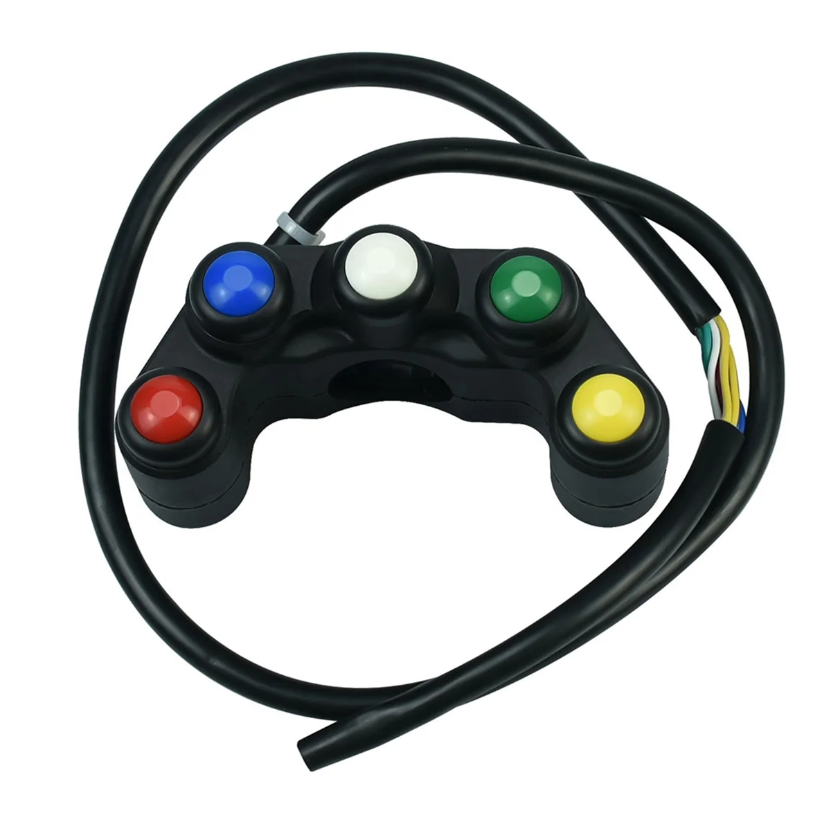 Универсальные 5-кнопочные переключатели для мотоциклов 7/8 дюймов 22 мм руль