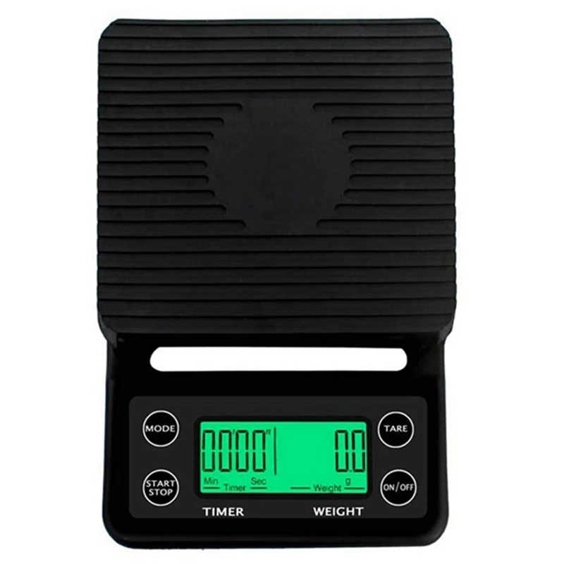 

Household Drip Coffee Scale With Timer 0.1G High Precision Electronic Scales Digital Kitchen Food Scale Weight Balance