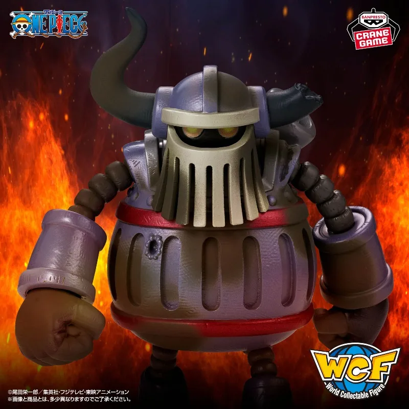 Фото BANDAI Banpresto WCF One Piece Mega WCF Эмет Железный Гигант Эмет: Коллекционная модель аниме-персонажа, украшение для рабочего стола, подарки AS №2