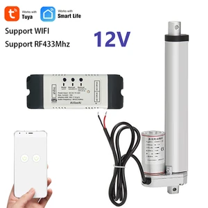 12V Linear Actuator with WIFI Controller Linear Motor Metal Gear Electric Linear Motor 50mm 100mm 150mm 200mm 250mm Stroke 30W