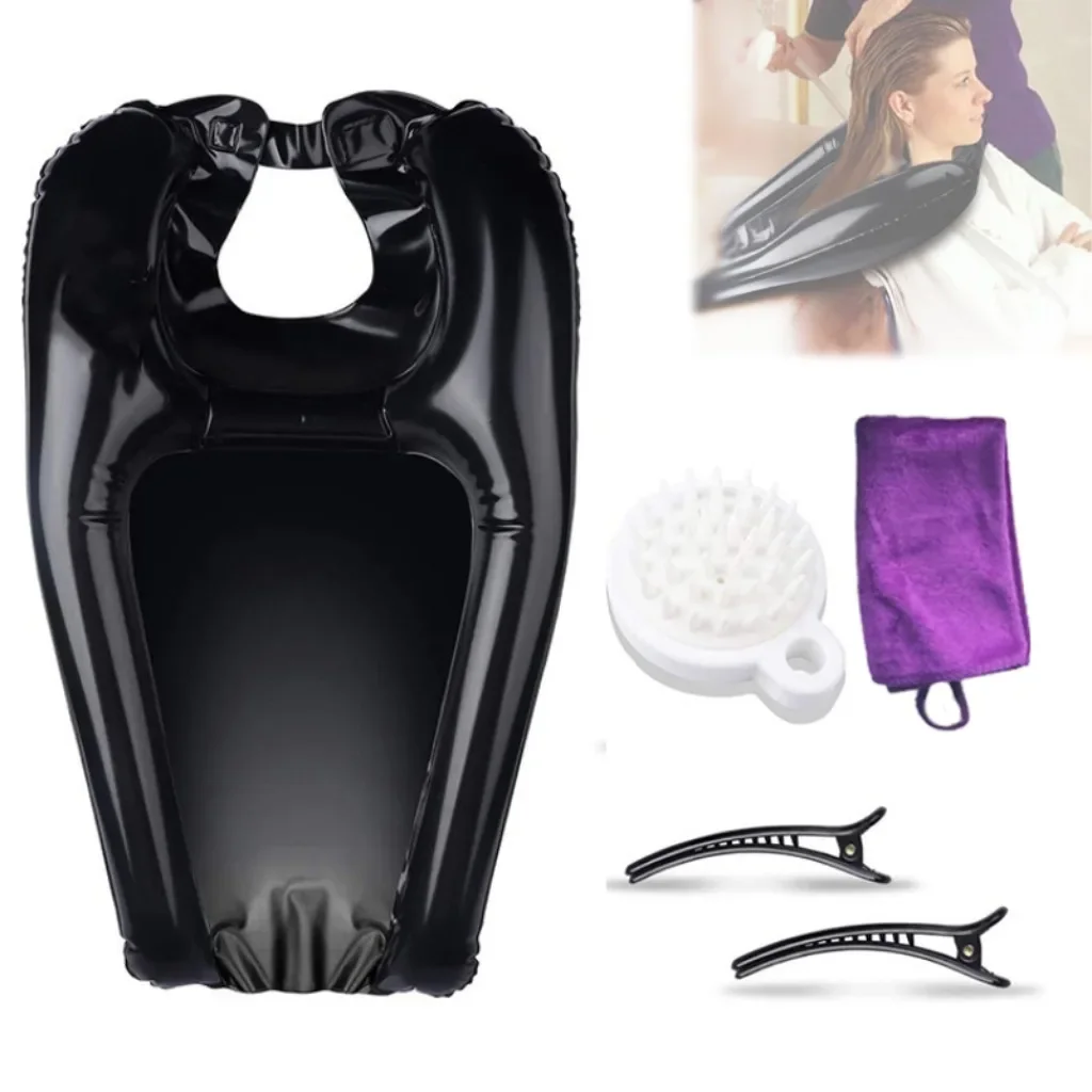 

Inflatable Shampoo Basin Portable Shampoo Pad Foldable Bath Spa Tub Deflate Hair Washing Basin For Pregnant Women Elderly