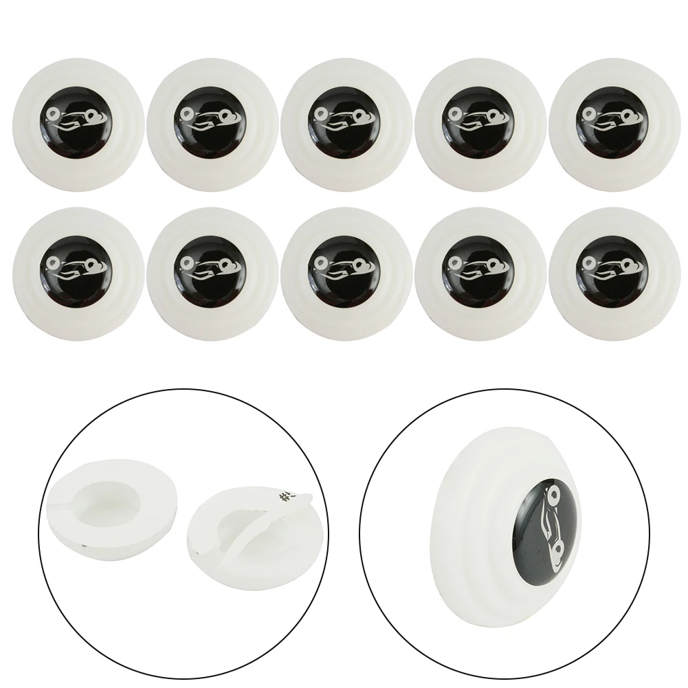 

10 Pcs Luminous Anti-Collision Gasket Auto Car Door Shock-Absorbing Silicone Strong Adhesion Durable Hot Reusable