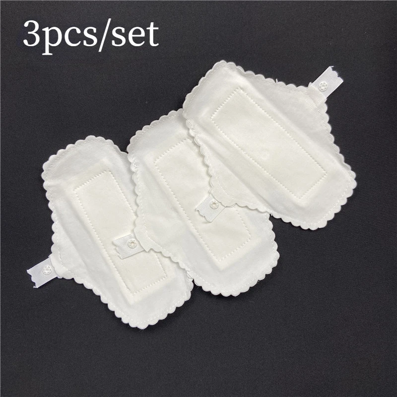 

3Pcs/lot Thin Cloth Pads Soft Cotton Washable Feminine Panty Liners Sanitary Pads Napkin Daily Reusable Menstrual Hygiene Pads