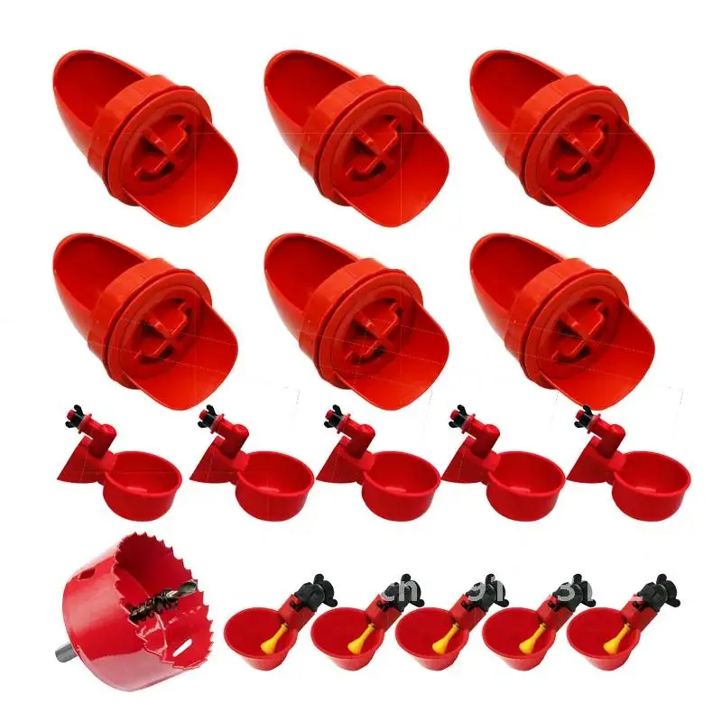 10 шт. кормушка для курицы сделай сам голубей гравитационная пластиковый комплект