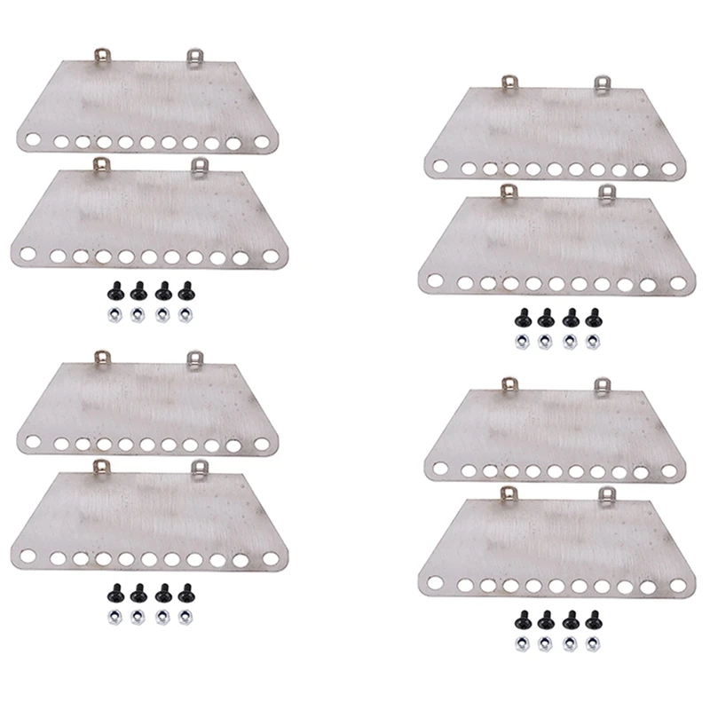 

8X Metal Pedal Side Plate Slider For MN D90 D91 D99S MN99S 1/12 RC Car Upgrade Parts Accessories