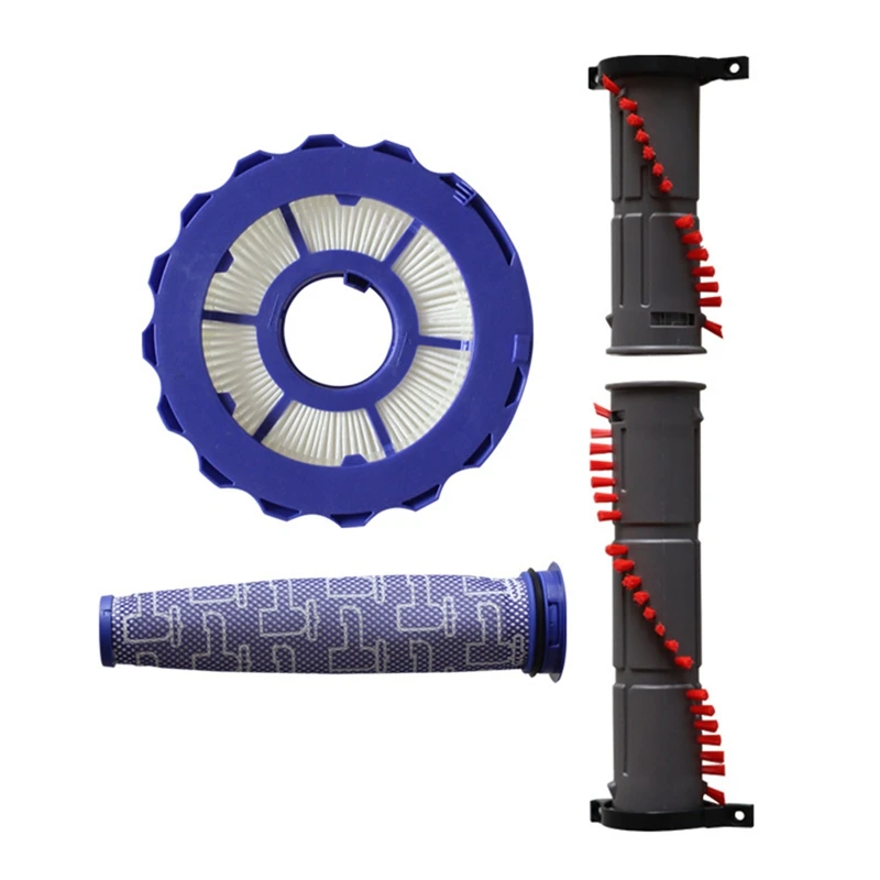 

3Pcs Replacement Spare Parts For Dyson DC40 Vacuum Cleaners Washable Pre Post-Filter Main Roller Bar Brushes Accessories