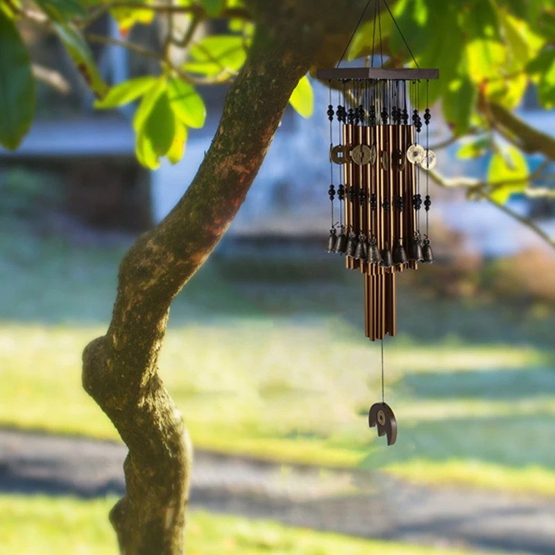 Наружный внутренний металлический трубчатый колокольчик с медным колокольчиком