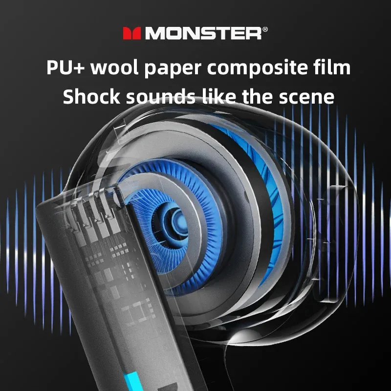 Беспроводная игровая гарнитура Monster XKT11 HD Call Bluetooth 5.2