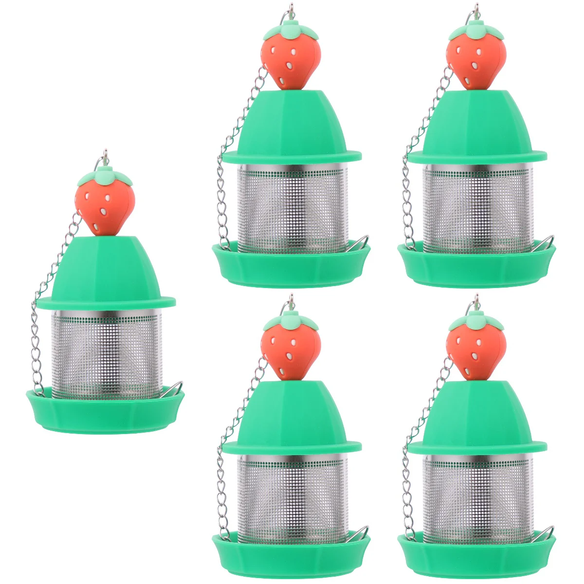 

5x Tea Infuser Strainer Tea Steeper Tea Strainer Tea Infuser Creative Tea Infuser Tea Brewing Gadget