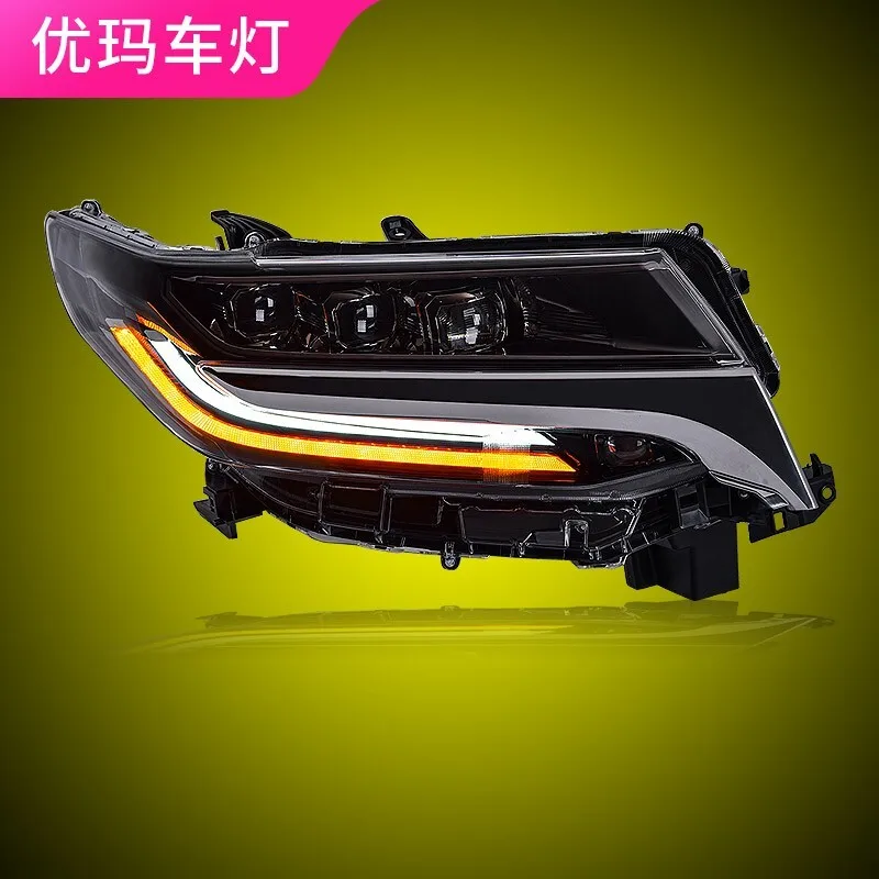 Headlight Assembly for Toyota Alphard LED DRL LENS LOW BEAM SEQUENTIAL TURN SIGNAL HIGH
