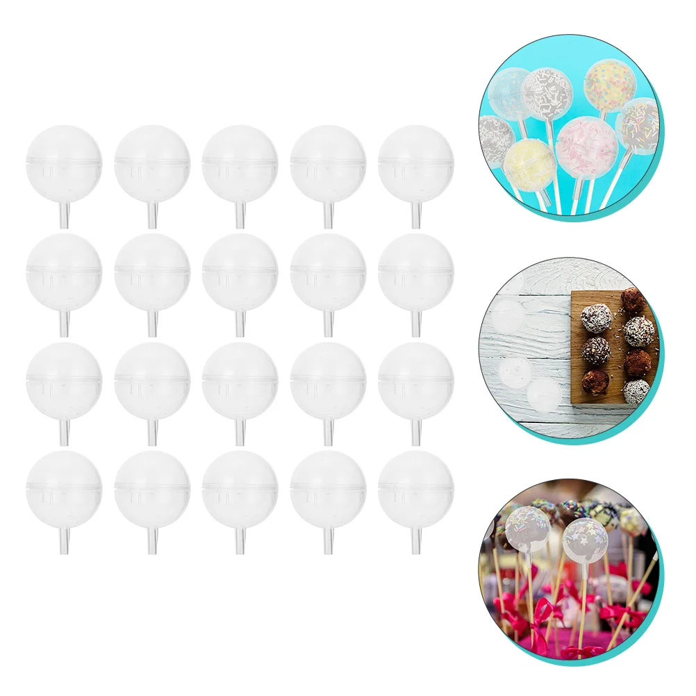 

20pcs Round Chocolate Cups Chocolate Wrappers Lollipop Holder Stand Lollipop Display Holder