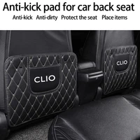 car seat anti kick pad protection pad car decor for renault clio leather custom car seat cover set luxury car accessories