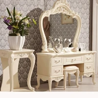 european mirror table modern bedroom dresser french furniture white french dressing table 3258