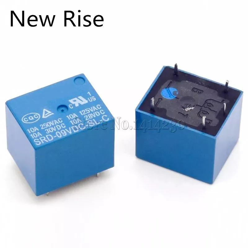 

Реле мощности постоянного тока SRD-05VDC-SL-C SRD-06VDC-SL-C SRD-09VDC-SL-C SRD-12VDC-SL-C T73-5V 6V 9A 12V 24V 10A 250V 5-контактный тип печатной платы