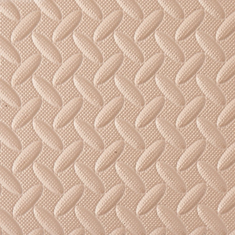 30 см переплетенный пенопластовый коврик с рисунком листьев текстурированный