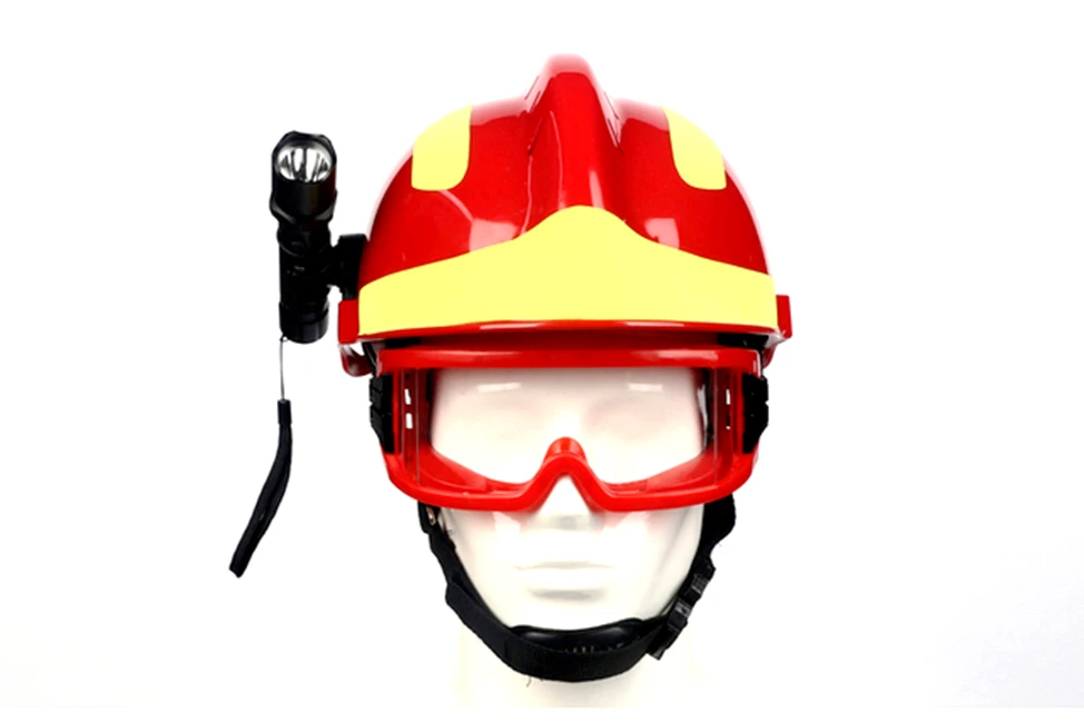 

Противопожарный защитный шлем из АБС-пластика с налобным фонарем и защитным шлемом gogglesF2