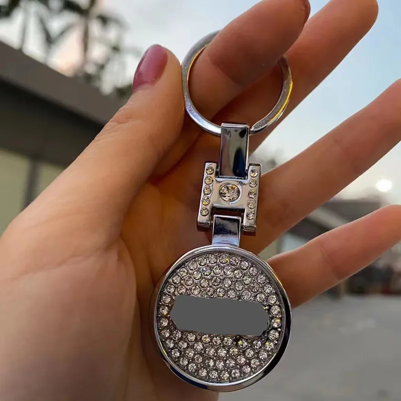 

Luxurious Diamond Setting Car Logo Pendant Car Keychain Car Trinket Keyring For Men Women Gift Jewelry Car Key Decoration