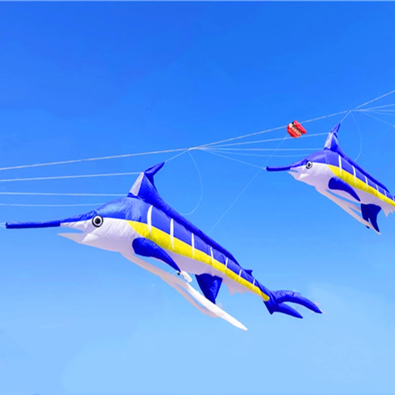 Marlin рыбка воздушный змей летающий мягкий фитиль нейлон искусственный