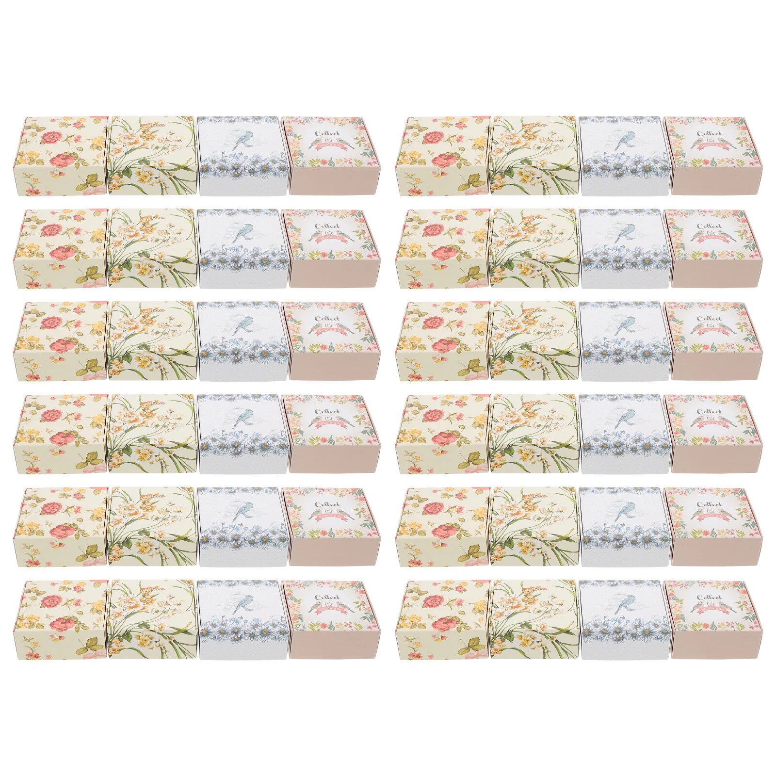 

40 Pcs Handmade Soap Box Containers DIY Kraft Gift Boxesboard Packing Cases Supplies Container Jam Packaging Gift