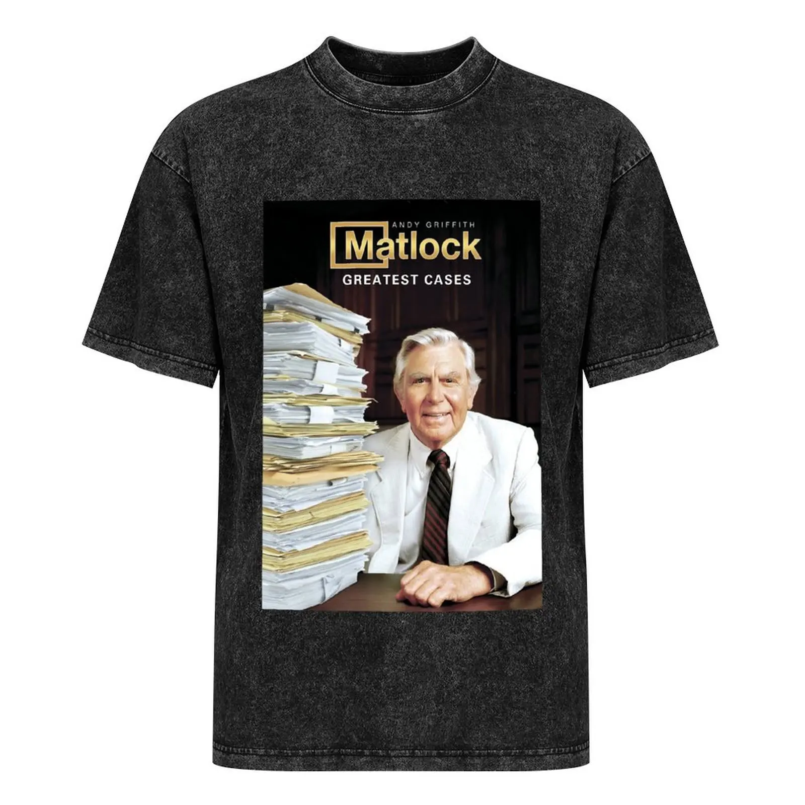 Футболка Andy Griffith Ben Matlock Greatest Cases хлопковая