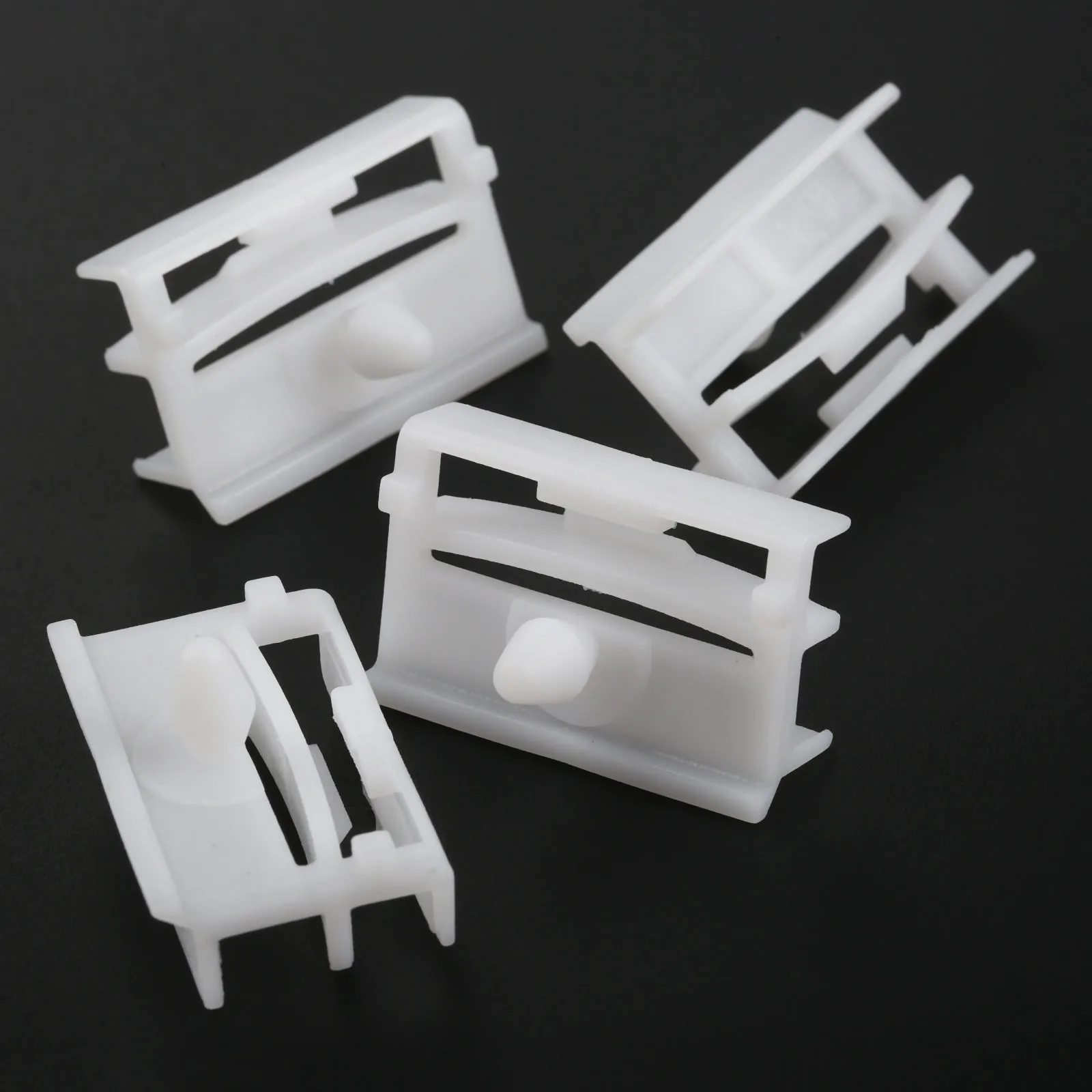 

10Pcs White Plastic Exterior Side Sill Skirt Trim Clip Fasteners 51718184574 For BMW E36 E46 Car Plastic Rivets Automobile New