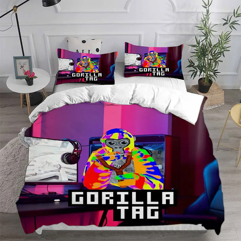 Новая модная игра G-Gorilla Tag, комплекты постельного белья, одеяло, пододеяльник, пододеяльник, наволочка, комплект из 2-3 предметов, украшение для спальни (art.: 3920cfbf88855) - 3920cfbf88855