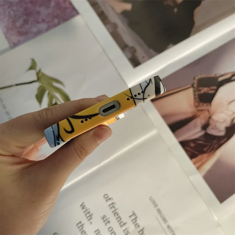 Cartoon Cute Shockproof Fall Protection Ultrathin Shell Case Suitable for iPhone 14 Pro Max 13 12 Mini 11 X XR XS 7 8 Plus