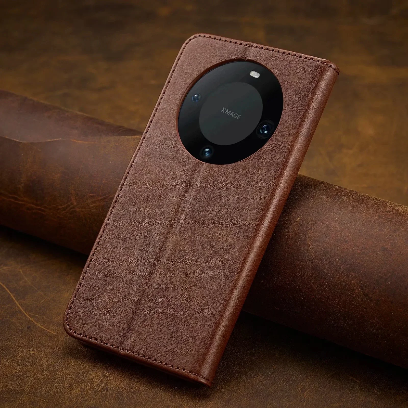 Кожаный чехол для Huawei Mate 60 Pro + 30 20 10 P40 P30 P20 Lite P Smart Z Honor 90 9X 8X X50 чехол-Бумажник