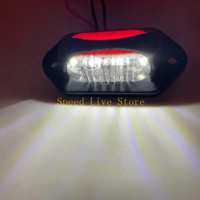 Фото 547C 2x 8LED автомобильный грузовик аварийный маяк Предупреждающая опасность вспышка стробоскопический сигнал стоп-сигнал задний №4