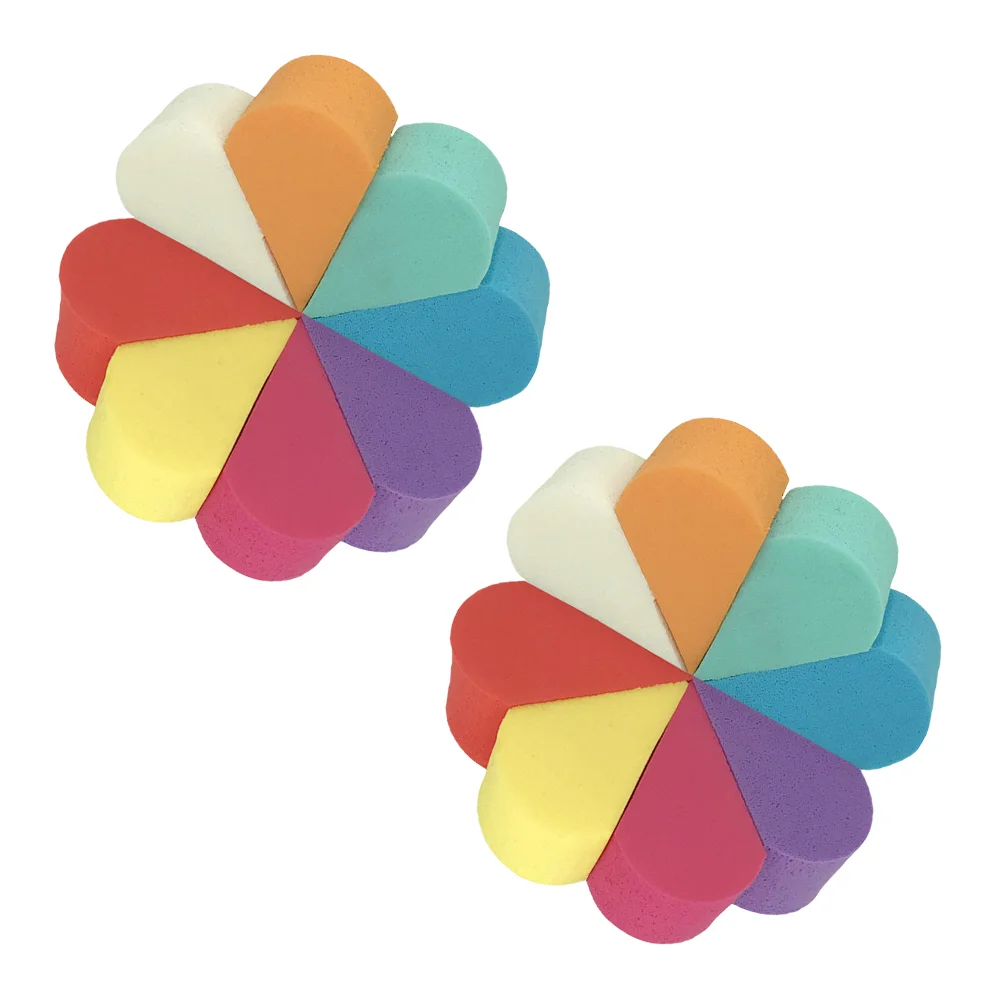 

16 шт. спонж для макияжа Кабуки спонж для лица спонж для макияжа блендер спонж для пудры