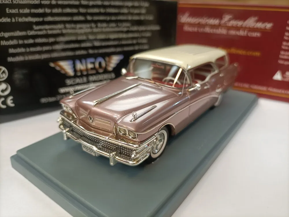 

Neo 1:43 Century Caballero 1959 Wagon Vintage Car Simulation Limited Edition Resin Metal Static Car Model Toy Gift