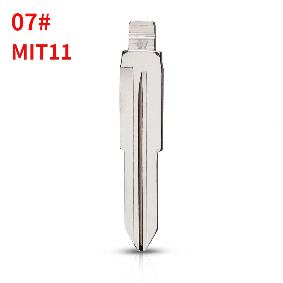 

10/20/50pcs 07# MIT11 MIT11R Metal Uncut Blank Flip Remote Key Blade for Mitsubishi for Keydiy KD Xhorse VVDI JMD