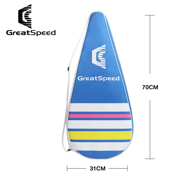 Greatspeed Tennis Bag Cover for 27inch Rackets Thickened Sponge Male Female Padel Bags Paddle Racquets Beach Tennis Bag