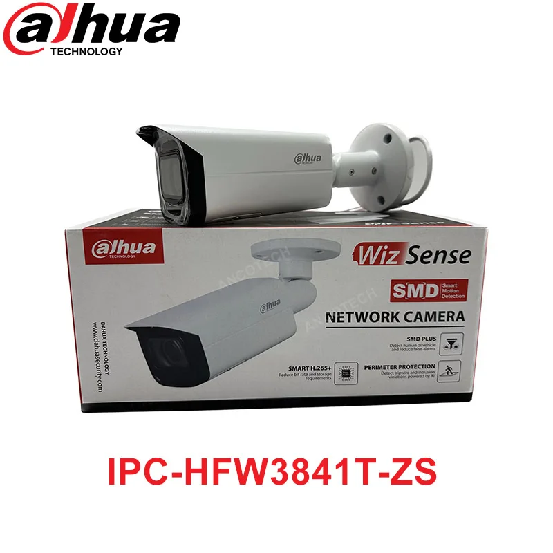 

Dahua IPC-HFW3841T-ZS 8MP WizSence Bullet Network Camera 60m IR Vari-focal Motion Detection 4K IP Camera