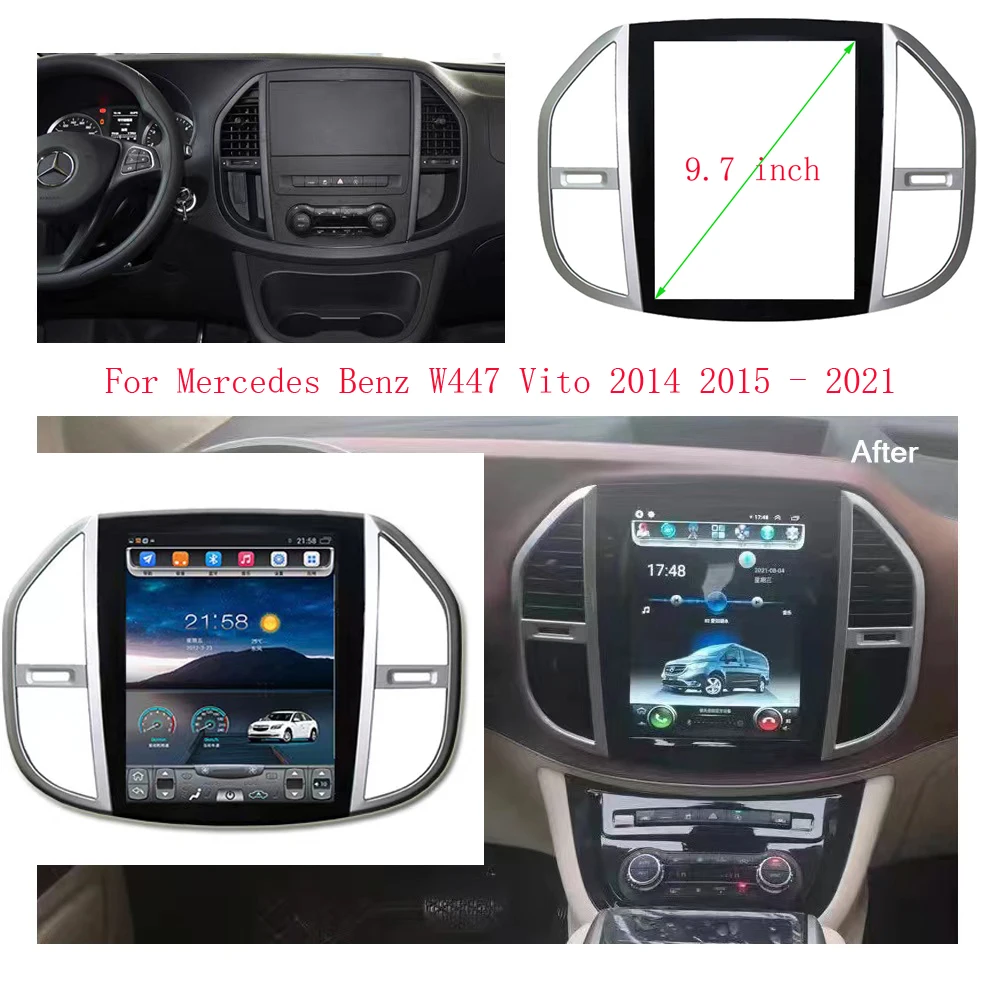 Автомобильный радиоприемник 9 7 дюйма комплект кронштейнов центральной консоли