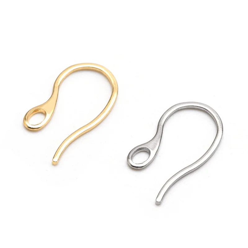 

20pcs Stainless Steel Earring Hook for DIY Drop Earring Making Jewelry Finding Accessories