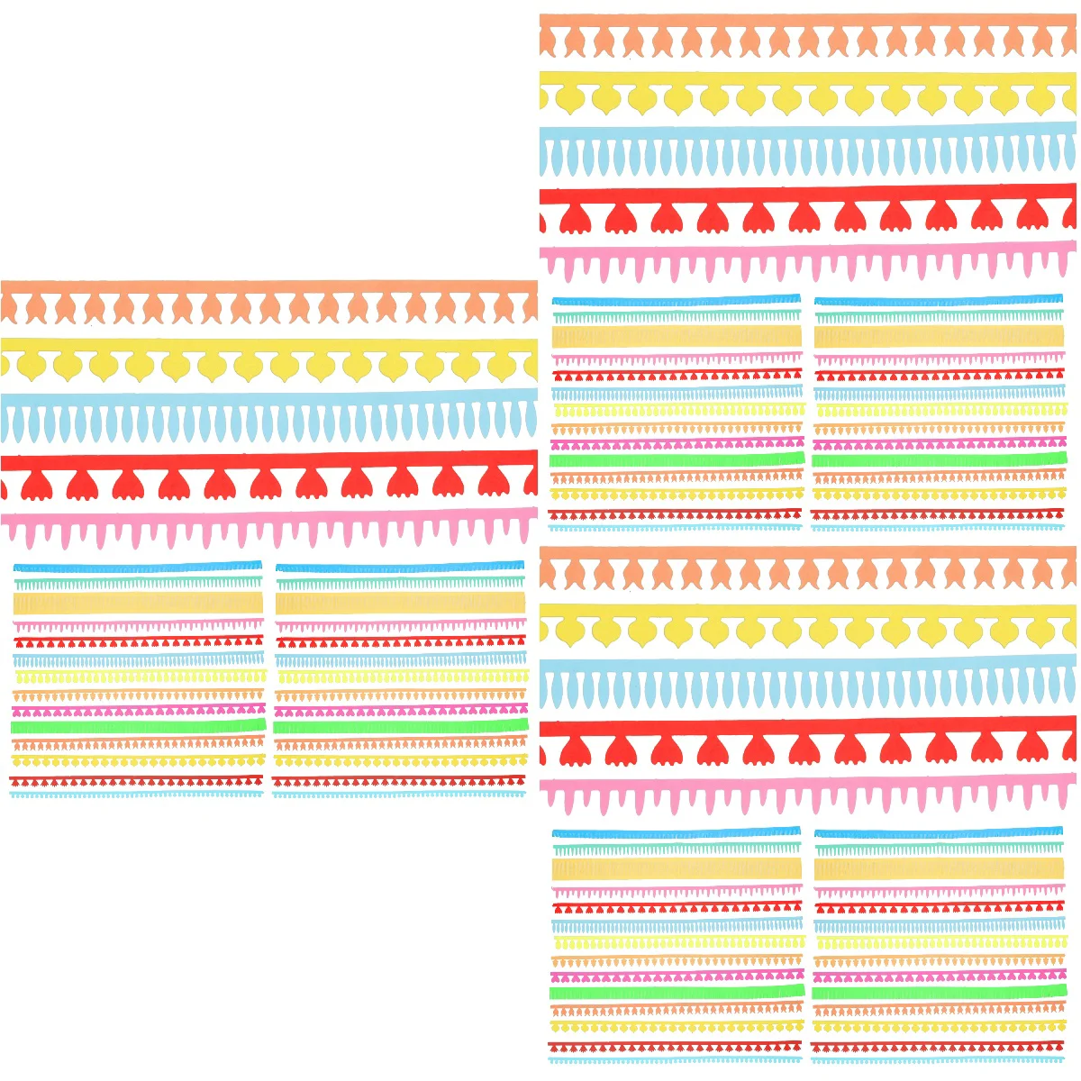 

756 pcs Paper Quilling DIY Flowers Petal Strip Decoration Colorful Paper Strips