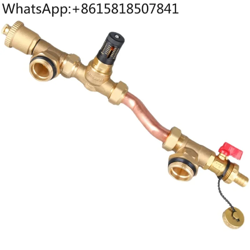 Латунный Регулируемый обводной клапан дифференциального давления в сборе