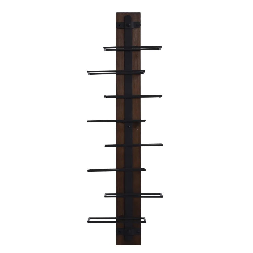 

Articles of Bar and Homemade Brewing Heath - Wood and Metal Wall Wine Holder Vinyl Cava Support for Wine Bottles Wines Vinoteca
