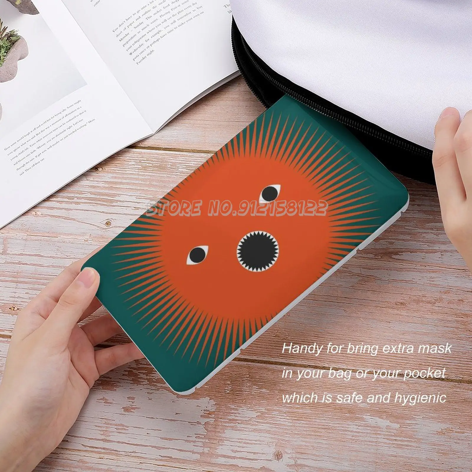 1 шт. одноразовая пластиковая коробка для хранения маски |