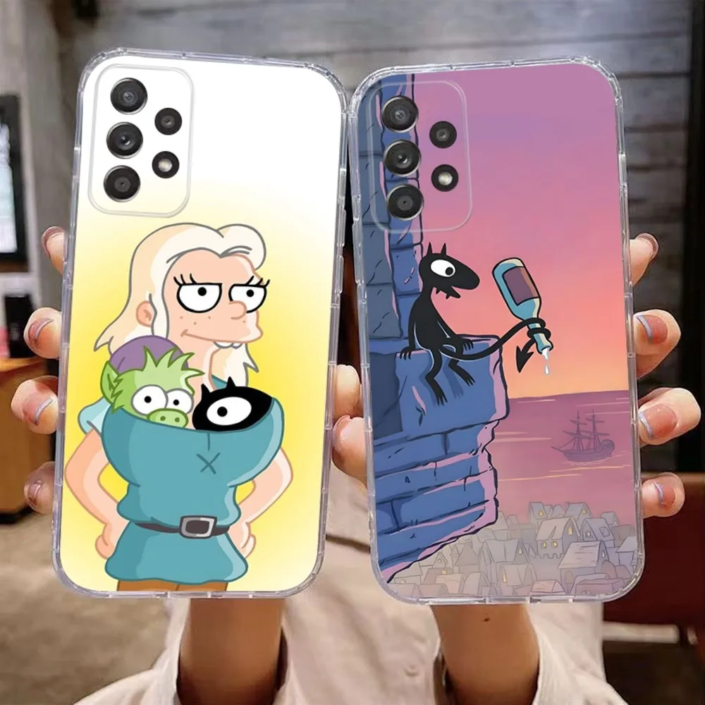 Чехол для телефона Funny D-DisenchantmentS Samsung Galaxy A71 70 52 51 40 31 A50 30S 21S Note20ultra прозрачный чехол