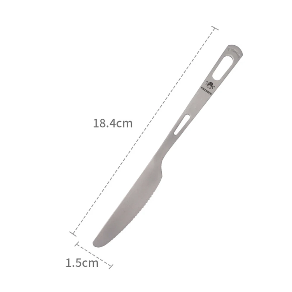 Spoon Tableware Table Spoon Outdoor Cutlery Pure Titanium Spoon Fork K Nife Travel Cutlery Outdoor Accessories