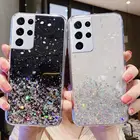 Роскошный блестящий чехол для телефона SAMSUNG Galaxy S8 S9 S10 S10E S20 S21 S22 FE PLUS, Ультратонкий чехол для SAMSUNG S 20 21 22 10